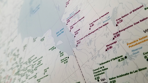 Maps and Data of First
									Nations in Canada